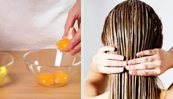 تخم مرغ منبع خوبی از پروتئین است که برای رشد مو ضروری است
